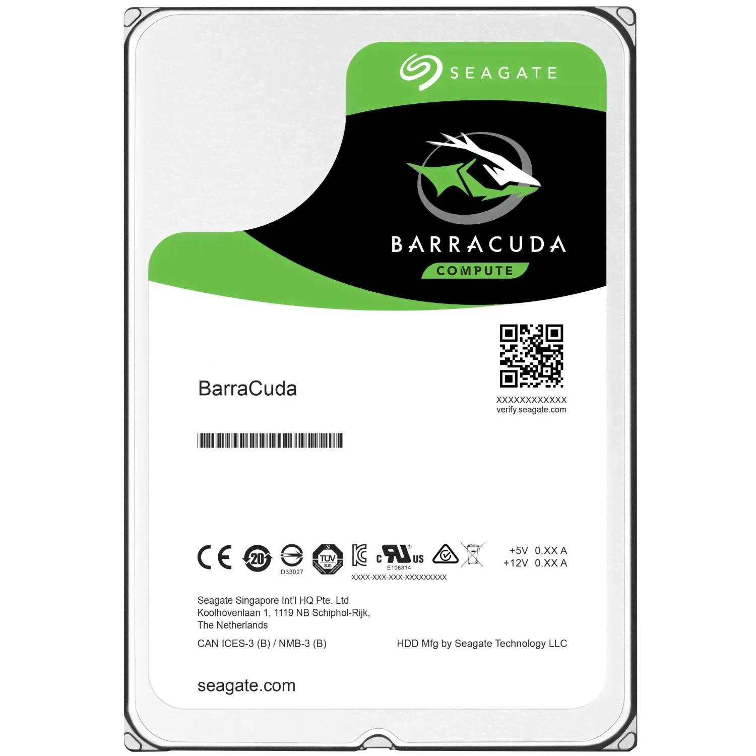 Seagate BarraCuda Compute ST1000DM014 1 ТБ 256/7200 жесткие диски