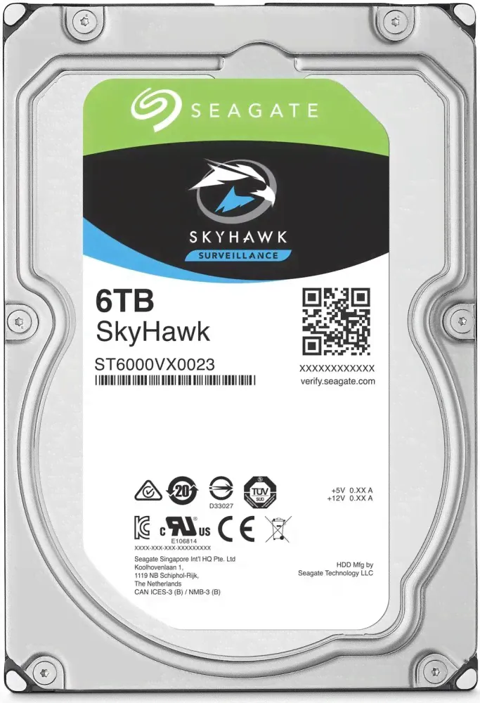 Жесткий диск 6Tb SATA-III Seagate SkyHawk Surveillance (ST6000VX0023)
